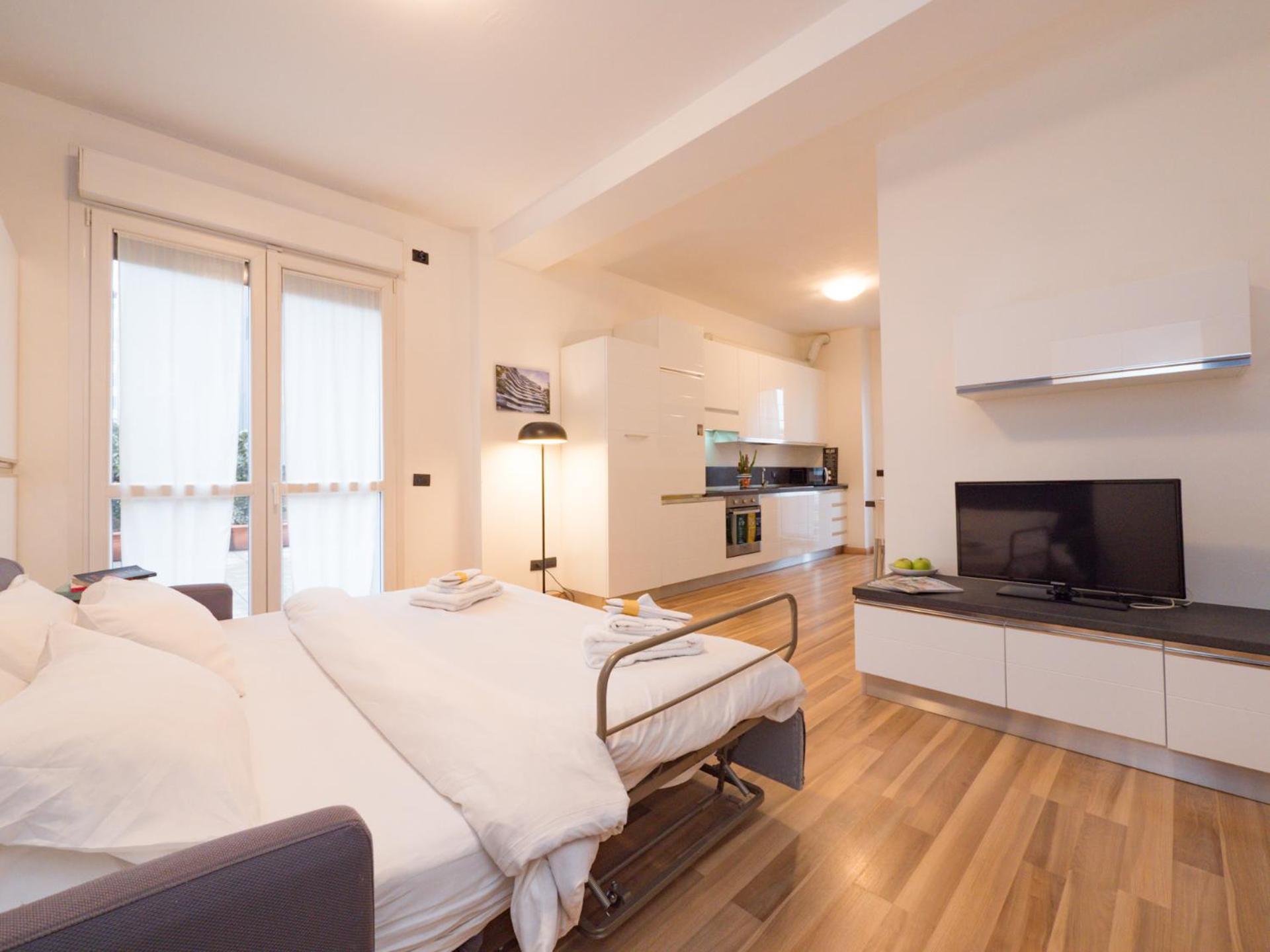 Rentopolis Apartments - Palazzo Candiani Милано Екстериор снимка