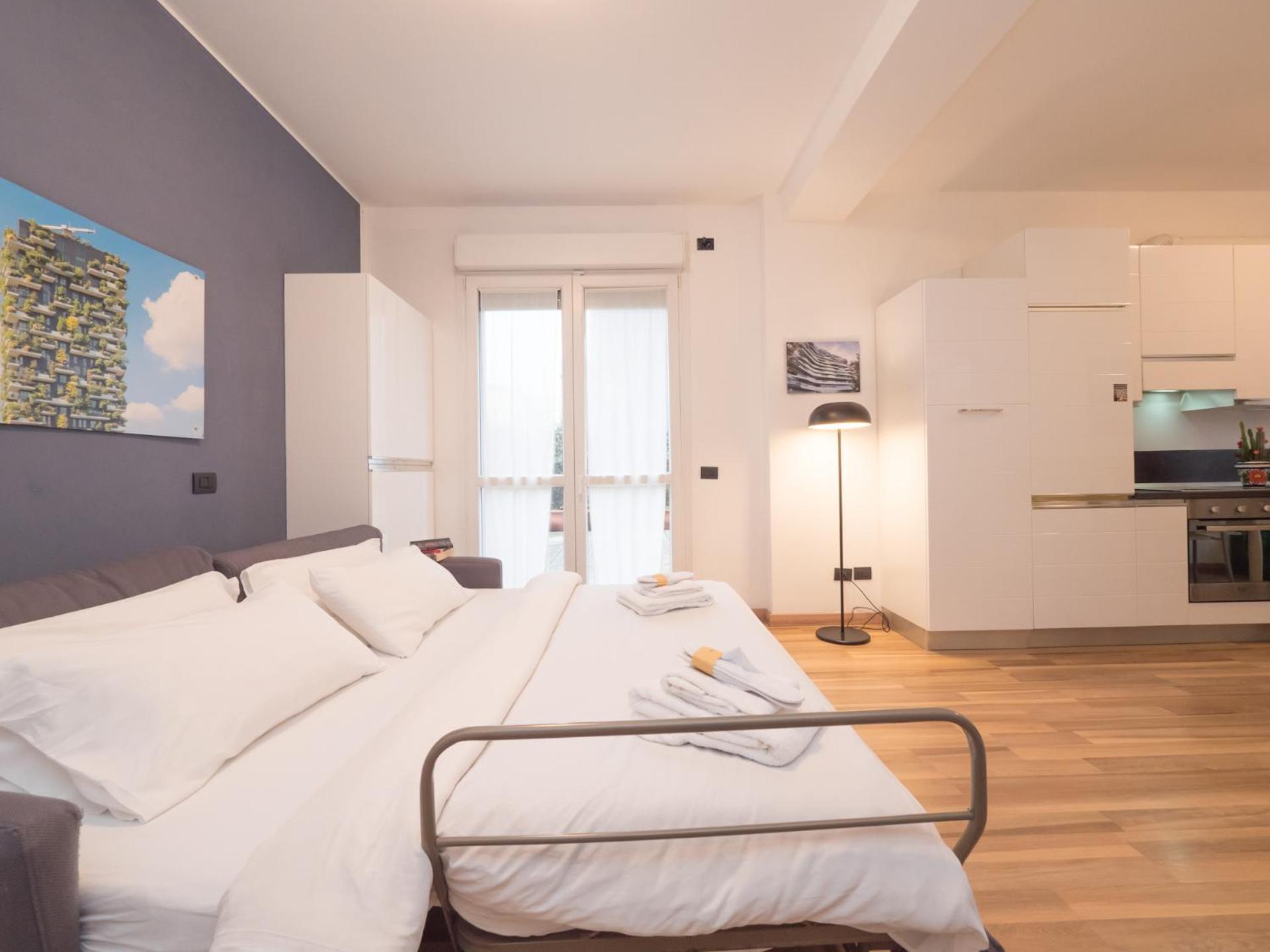 Rentopolis Apartments - Palazzo Candiani Милано Екстериор снимка
